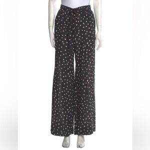 Zimmermann - Wide Leg Printed Palazzo Pant - Grey And Beige - size 1 or US 2/4